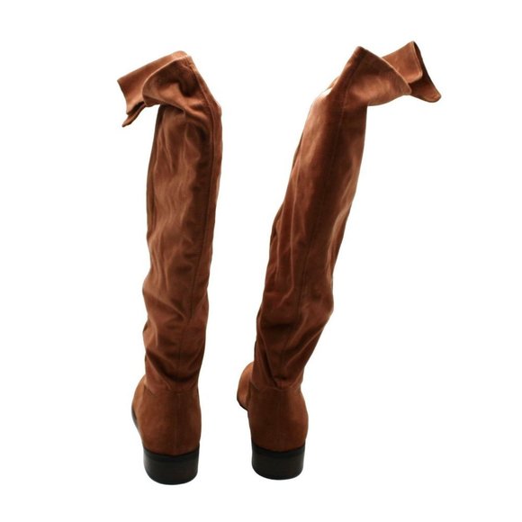 Elevate Your Style with Lucky Brand Women's Calypso Over-the-Knee Riding Boots** - Picture 2 of 8